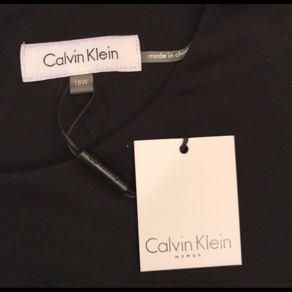 💕NWT Calvin Klein Black Embellished Shift Dress💕 - Picture 5 of 7